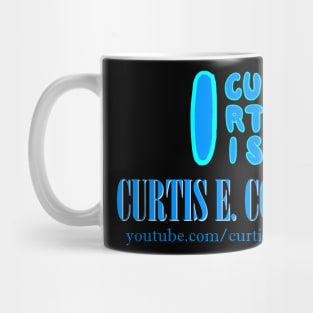 Curtis E. Comedy Logo Mug